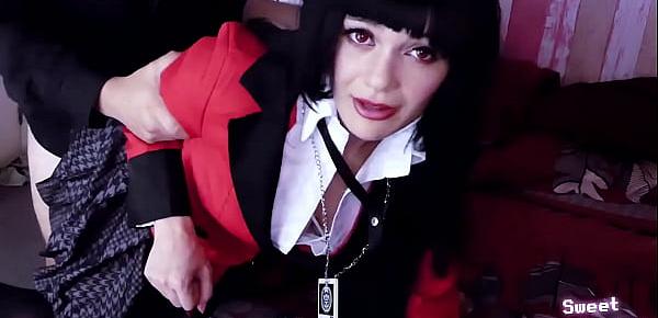  She Turned into a Sex Slave to Pay her Bets. Yumeko Kakegurui Cosplay